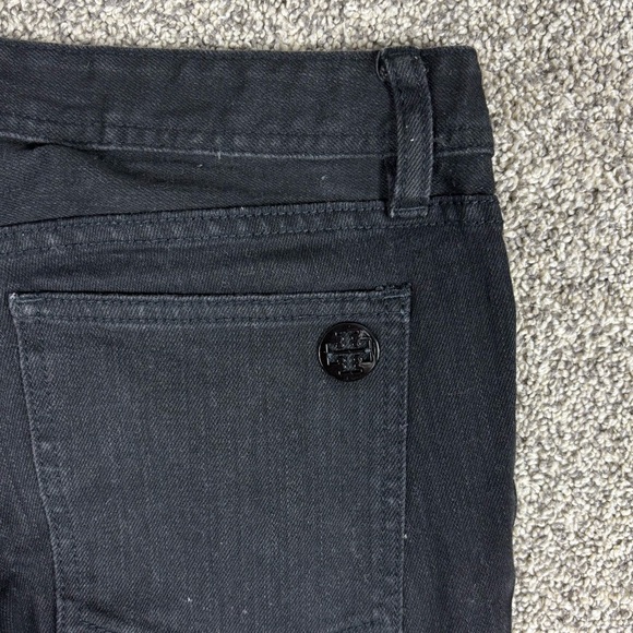 Tory Burch Black Super Skinny Jeans Size 28 - Picture 4 of 12